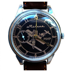 Russian wrist watch "Molnija" - Soviet Space station MIR