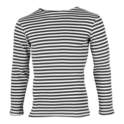 Soviet Navy t-shirt with black stripes USSR army Marines winter vest Warm longsleeve shirt