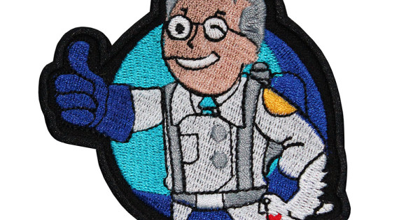 Team Fortress 2 Medic Red Embroidered Sew-on Cosplay Patch