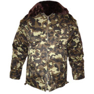 Veste chaude CAMO avec fourrure Veste d'hiver tactique