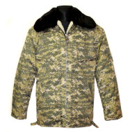 Ukrainian Military officer's winter warm camouflage jacket