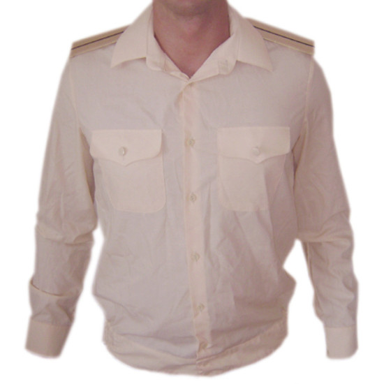 Officiers de la Marine flotte soviétique crémeuse shirt