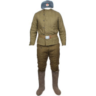 FUFAIKA uniforme de invierno del ejército ruso con PANTALONES Telogreyka