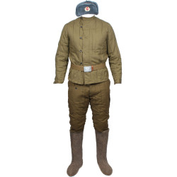 L'armée russe uniforme FUFAIKA d'hiver avec un pantalon Telogreyka