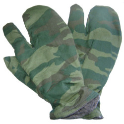 Tactical winter Flora warm camo Gloves