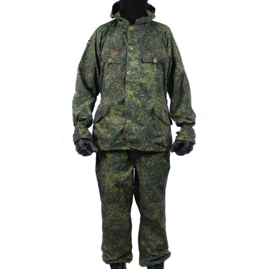 戦術的なデジタル迷彩スーツ SUMRAK フード付き制服プロフェッショナル エアガン ギア