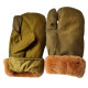 Gants kaki d'hiver en laine tactique moderne pour costume Gorka