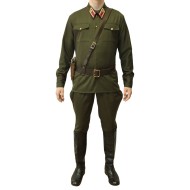 ソビエト軍歩兵中尉ロシアカーキ色の制服