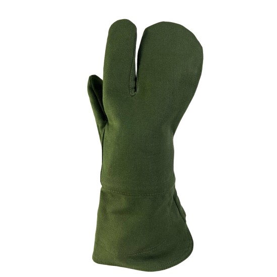 Manoplas verdes de la Unión Soviética Manoplas del ejército rojo Manoplas de invierno cálidas Guantes excedentes militares Guantes de lana de la URSS