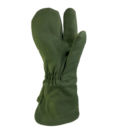 Manoplas verdes de la Unión Soviética Manoplas del ejército rojo Manoplas de invierno cálidas Guantes excedentes militares Guantes de lana de la URSS