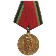 Sowjetische Medaille "20 Jahre bis zum Sieg im 2. Weltkrieg"