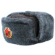 Sombrero de invierno de los sargentos del ejército soviético USHANKA