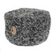 Oficiales soviéticos de alto rango sombrero de Astrakhan de piel gris Papakha URSS Sombrero de invierno ushanka