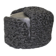 Cappello invernale della flotta navale dell'esercito sovietico Ushanka dell'URSS in pelle