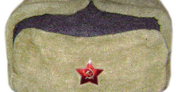 本物の希少WW2ソ連将校のロシア帽の帽子
