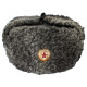 Sombrero de cuero ushanka de piel de astracán de generales del ejército soviético