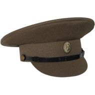 Sombrero de los oficiales soviéticos gorra de visera frontal caqui