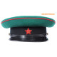 ソ連ロシアNKVD国境軍のオフィサーグリーンバイザー帽子