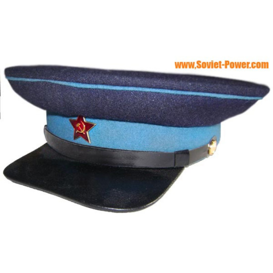 Vecchio tipo WW2 cappello milizia visiera URSS Agente di polizia
