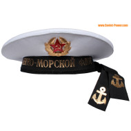 Sombrero de marinero blanco sin visera naval ruso