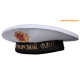 ロシア海軍peaklessキャップ白いセーラーハット