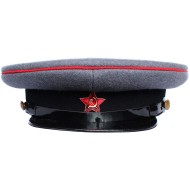 Gorra de visera desfile de la fuerza del tanque ejército soviético