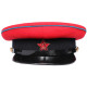 Sombrero militar del visera del comandante WW2 del ferrocarril de la URSS