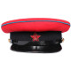  URSS ferroviaire commandant de type WW2 visière militaire chapeau