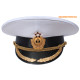 Chapeau de visière de parade du capitaine de la flotte navale soviétique