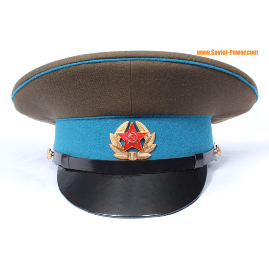 Tropas aerotransportadas soviéticas VDV sargento militar sombrero visera