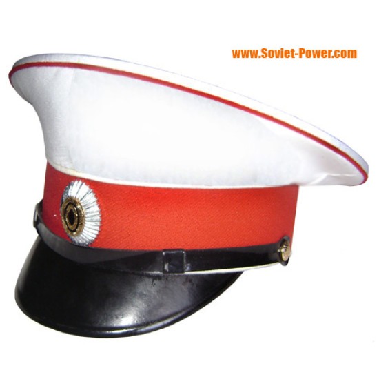 Sombrero de visera de la Guardia Blanca Alekseev Regimiento Ecuestre Ejército Soviético