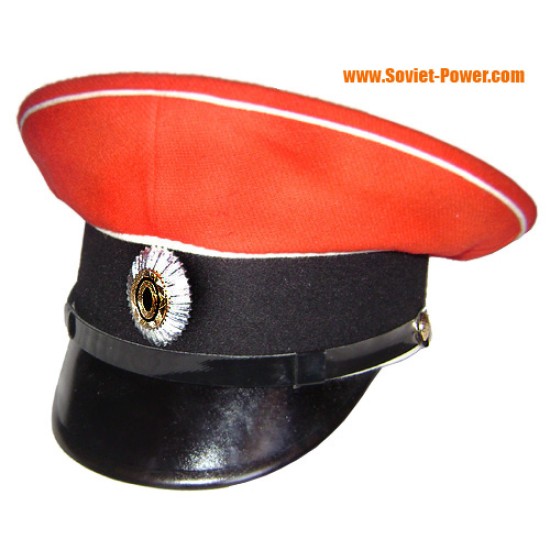 Blanco Guardia visera sombrero de General Kornilov Regimiento