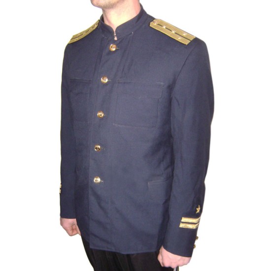 Officiers URSS Flotte de la Marine veste bleue
