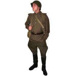 Sowjetischer Infanterieoffizier Soldat der Roten Armee Uniform Militäranzug der UdSSR