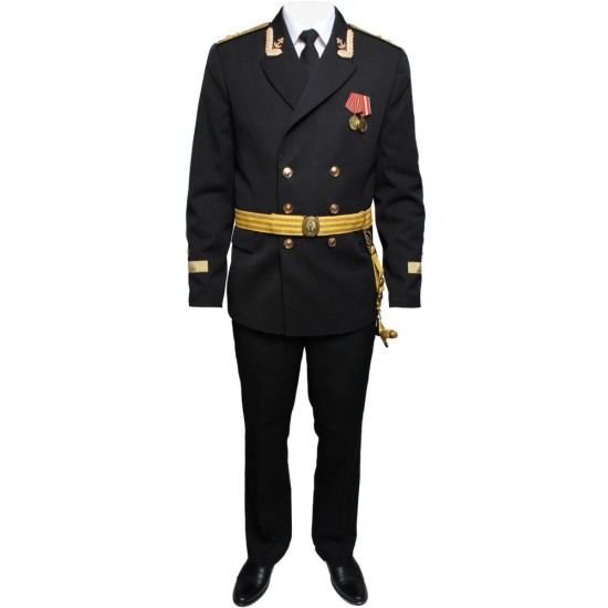 Sovietico / russo della marina parata giacca uniforme nera