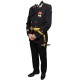 Sowjetisch / russische Marine Parade Uniformjacke SCHWARZ