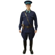 Soviet Air Force Lieutenant USSR blue uniform 