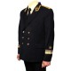 Russische Marine-Flotte ADMIRAL Stickerei schwarzer Uniform Kit