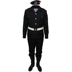 Russo Marines Ufficiale parata uniforme nera