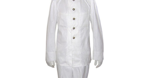 ソビエト時代空軍尉官セレモニー用制服(上下)制帽(56) ソ連軍 80's 兵/下士官用 制帽/ 空軍(航空隊) /サイズ：56cm