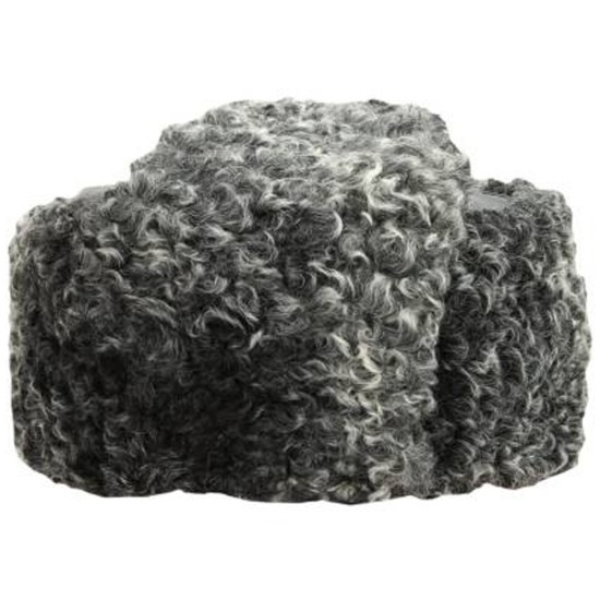 Genuino WW2 Karakul colbacco Unione Sovietica cappello colbacco URSS cappello invernale militare paraorecchie cappello colbacco cappello colbacco in pelle nera regalo sovietico