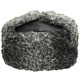 Véritable WW2 Karakul ushanka Union soviétique chapeau ushanka URSS chapeau d’hiver Oreillettes militaires chapeau ushanka Cuir noir ushanka cadeau soviétique