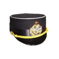 Officier Ukraine marine femme chapeau noir