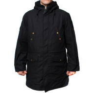 Warm Winter parka nero Giacca tattica con cappuccio Cappotto tipo Urban con cappuccio