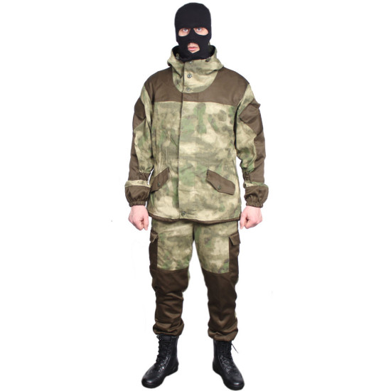 Modern Gorka 3 Moss uniform Warm winter tactical suit Fleece Tactical wear with hood