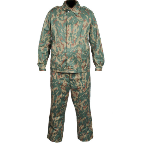 Soviétique Dubok armée forêt de feuille de chêne camo uniforme avec chapeau