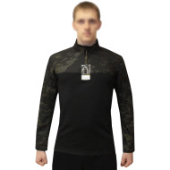 Chemise d'entraînement tactique "Giurz" T-shirt Airsoft motif Multicam Chemise de sport