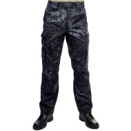 Tactical camo trousers PYTHON black training pants