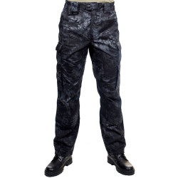Tactical camo trousers PYTHON black training pants