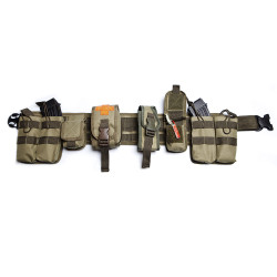 Tactical belt and pouches (belt system) MOLLE